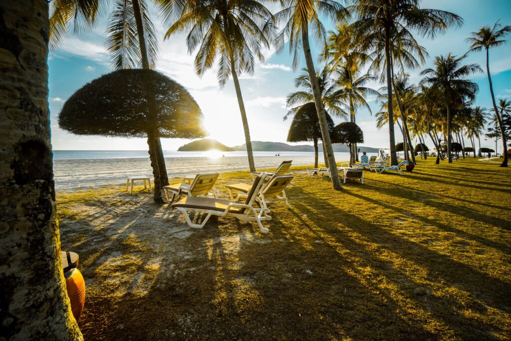 Sunset at Cenang Beach, Langkawi Island, Malaysia