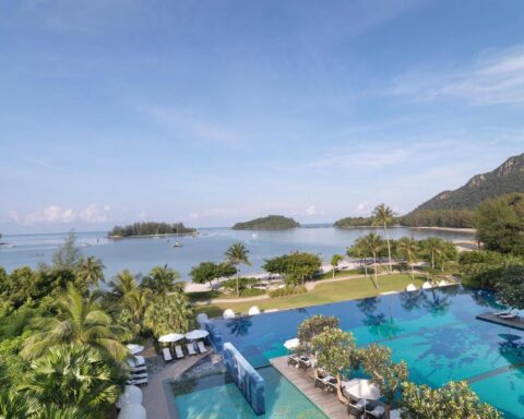 The Danna Langkawi arial view