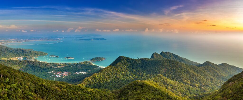 Panorama of Langkawi island